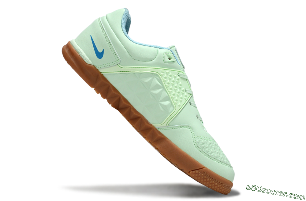 Nike Lunar Gato 2 IC Indoor & Futsal Soccer Shoes - Jade/Blue/Brown 4