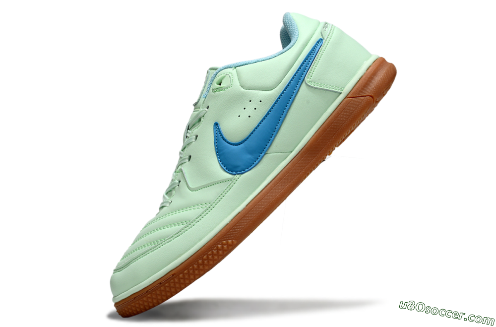 Nike Lunar Gato 2 IC Indoor & Futsal Soccer Shoes - Jade/Blue/Brown 5