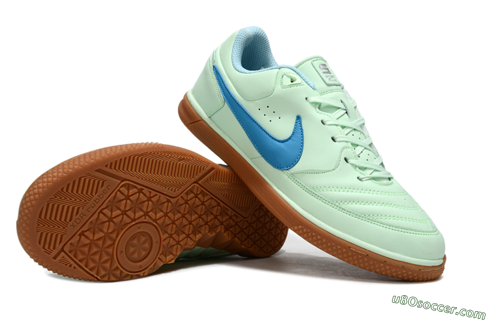 Nike Lunar Gato 2 IC Indoor & Futsal Soccer Shoes - Jade/Blue/Brown 0