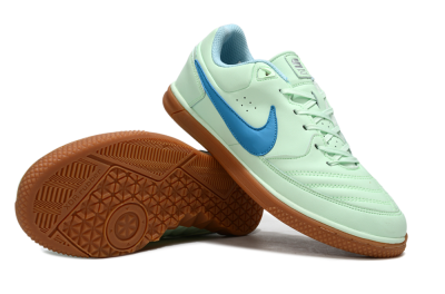 Nike Lunar Gato 2 IC Indoor & Futsal Soccer Shoes - Jade/Blue/Brown