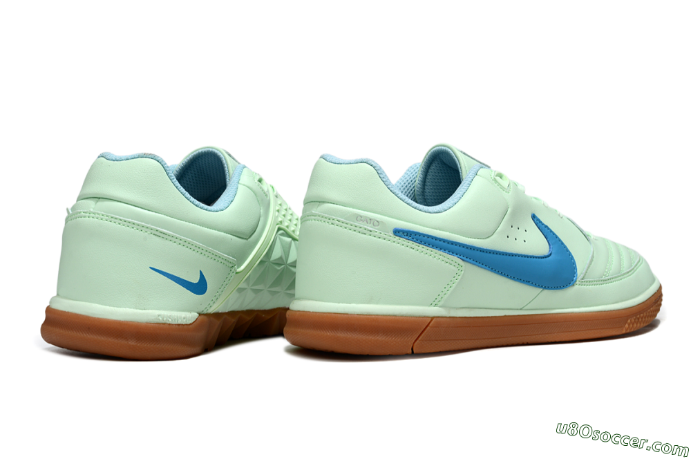 Nike Lunar Gato 2 IC Indoor & Futsal Soccer Shoes - Jade/Blue/Brown 6