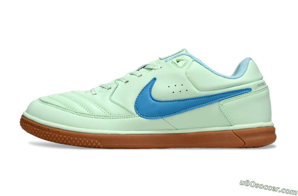 Nike Lunar Gato 2 IC Indoor & Futsal Soccer Shoes - Jade/Blue/Brown 2