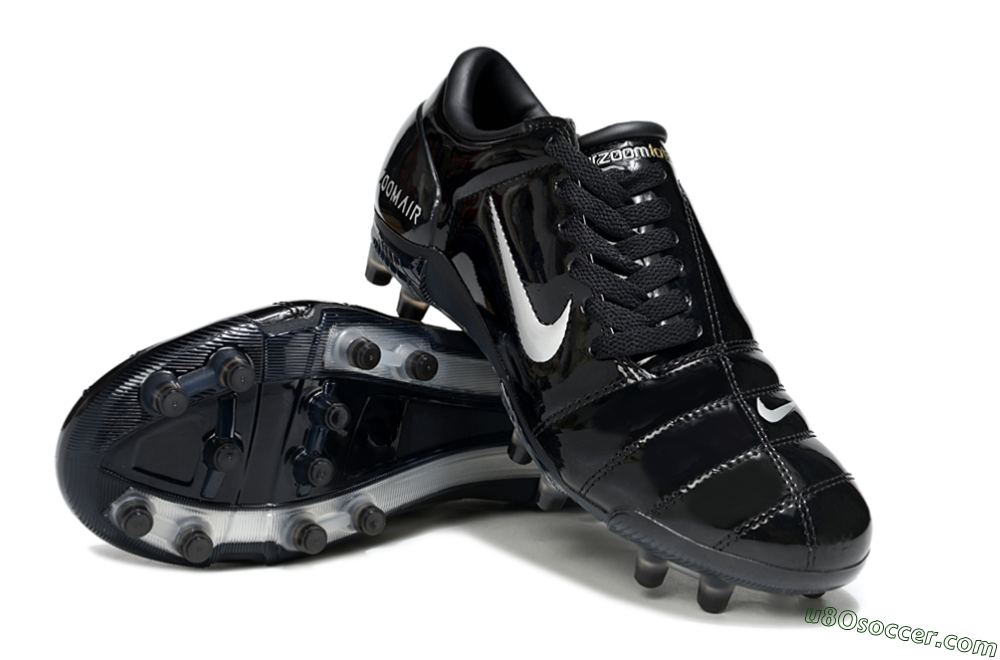 Nike Air Zoom Total 90 III FG Firm Ground Soccer Cleats - Black/White 3