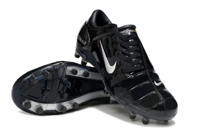 Nike Air Zoom Total 90 III FG Firm Ground Soccer Cleats - Black/White
