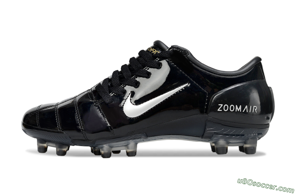 Nike Air Zoom Total 90 III FG Firm Ground Soccer Cleats - Black/White 2