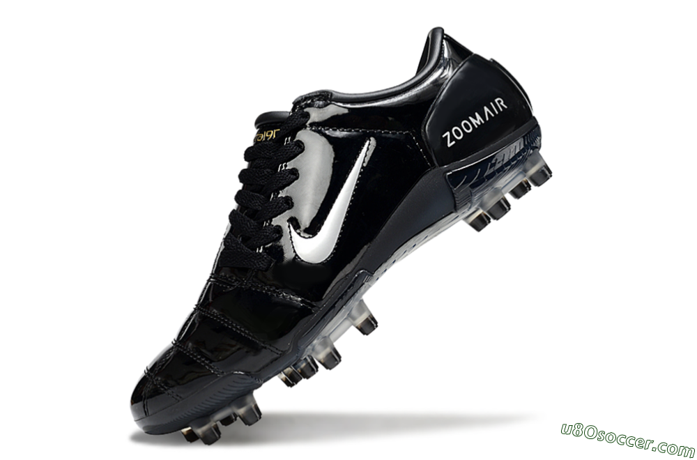 Nike Air Zoom Total 90 III FG Firm Ground Soccer Cleats - Black/White 5