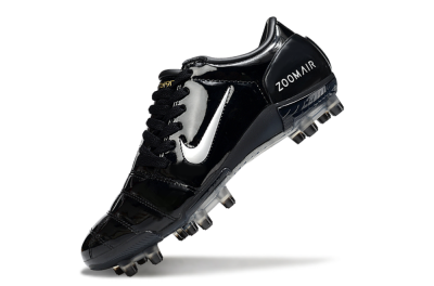 Nike Air Zoom Total 90 III FG Firm Ground Soccer Cleats - Black/White