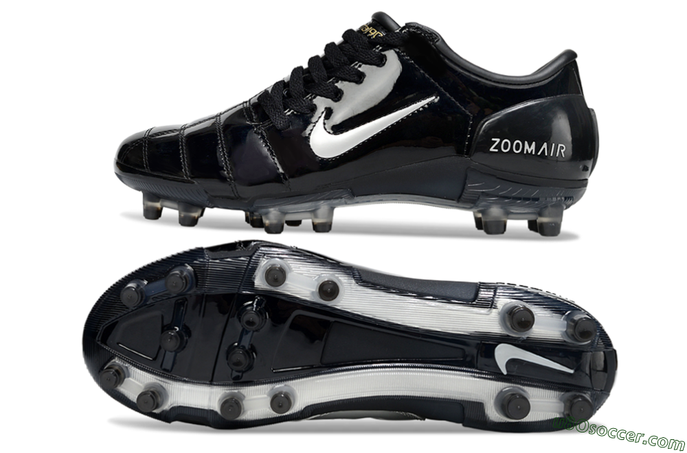 Nike Air Zoom Total 90 III FG Firm Ground Soccer Cleats - Black/White 0