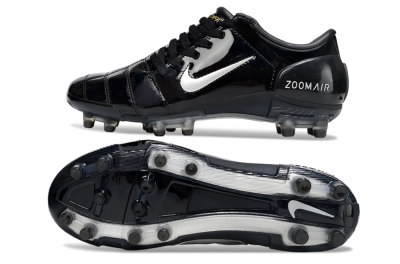 Nike Air Zoom Total 90 III FG Firm Ground Soccer Cleats - Black/White
