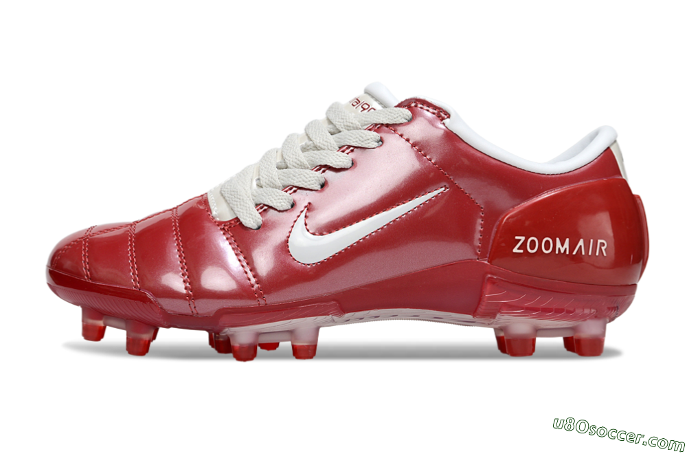 Nike Air Zoom Total 90 III FG Firm Ground Soccer Cleats - Red/White 2