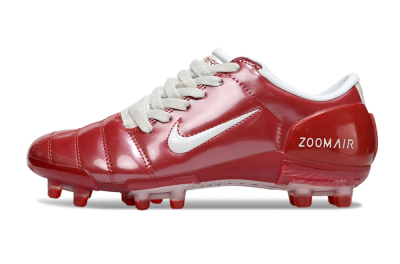 Nike Air Zoom Total 90 III FG Firm Ground Soccer Cleats - Red/White