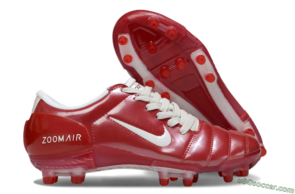 Nike Air Zoom Total 90 III FG Firm Ground Soccer Cleats - Red/White 1
