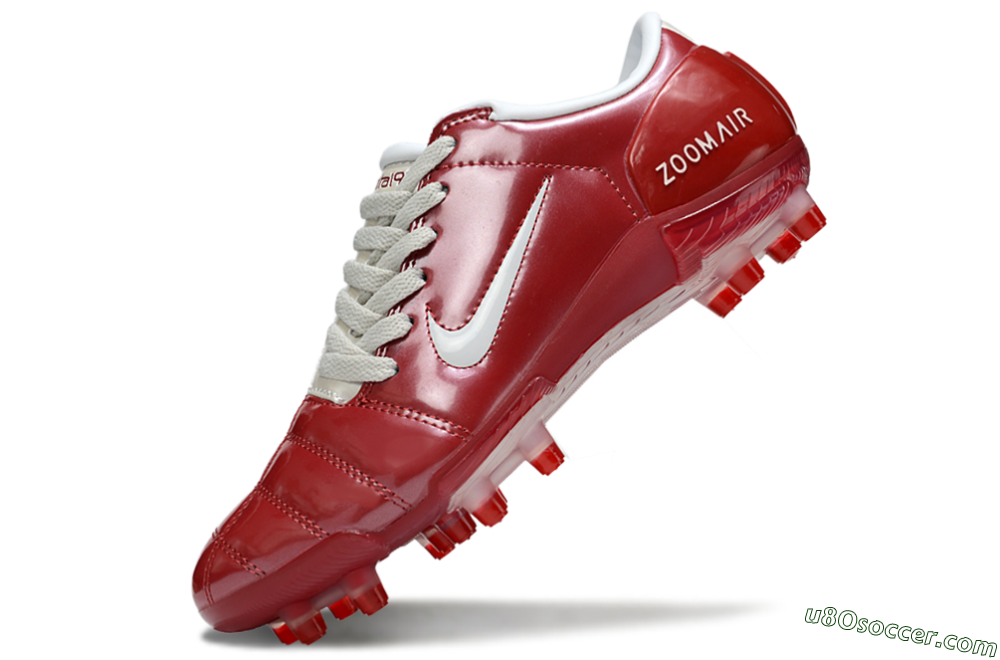Nike Air Zoom Total 90 III FG Firm Ground Soccer Cleats - Red/White 5
