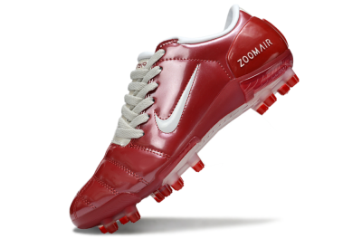 Nike Air Zoom Total 90 III FG Firm Ground Soccer Cleats - Red/White
