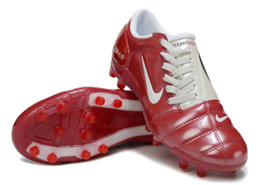 Nike Air Zoom Total 90 III FG Firm Ground Soccer Cleats - Red/White