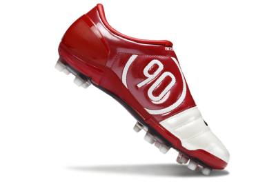 Nike Air Zoom Total 90 III FG Firm Ground Soccer Cleats - Beige/Black/Red