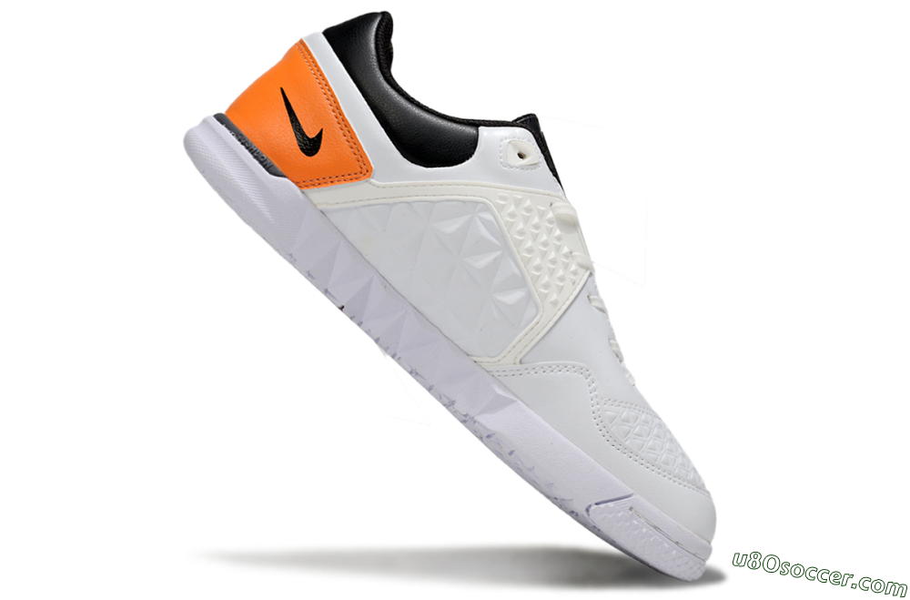 Nike Lunar Gato 2 IC Indoor & Futsal Soccer Shoes - White/Silver/Black 4