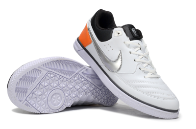 Nike Lunar Gato 2 IC Indoor & Futsal Soccer Shoes - White/Silver/Black