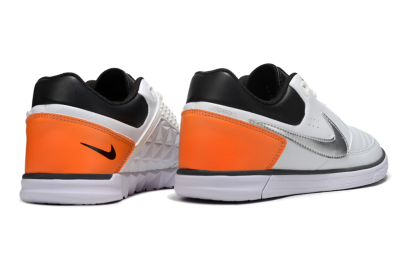 Nike Lunar Gato 2 IC Indoor & Futsal Soccer Shoes - White/Silver/Black