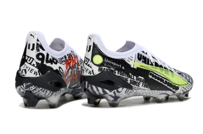 Puma Ultra Ultimate FG Firm Ground Soccer Cleats - Black/White/Red