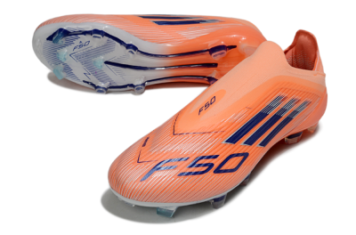 Adidas F50 Elite Laceless FG Firm Ground Soccer Cleats - Red/Blue/Silver