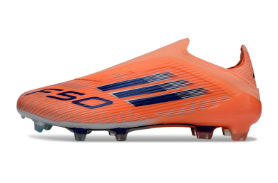 Adidas F50 Elite Laceless FG Firm Ground Soccer Cleats - Red/Blue/Silver