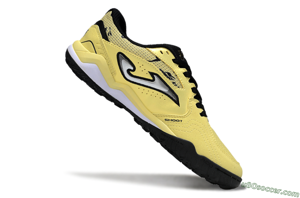 Joma Top Flex TF Artificial Turf Soccer Shoes - Yellow/Silver/Black 4