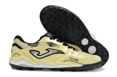 Joma Top Flex TF Artificial Turf Soccer Shoes - Yellow/Silver/Black
