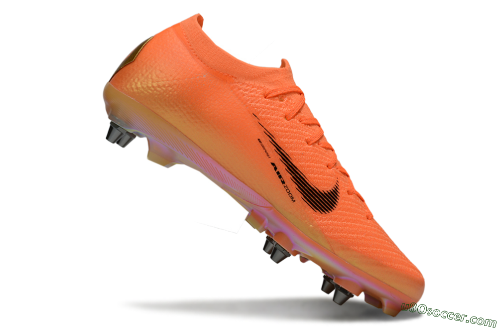 Nike Air Zoom Mercurial Vapor 16 Elite SG Soft Ground Soccer Cleats - Red/Black/Gold 4