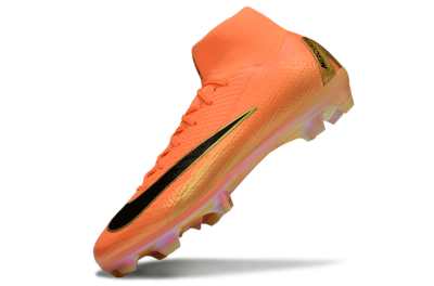 Nike Air Zoom Mercurial Superfly 10 Elite FG Firm Ground Soccer Cleats - Red/Black/Gold