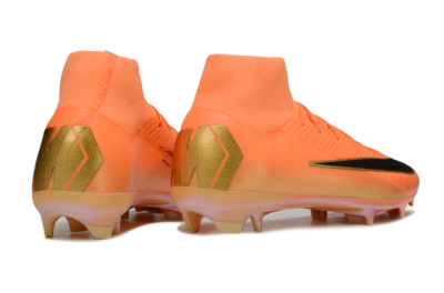 Nike Air Zoom Mercurial Superfly 10 Elite FG Firm Ground Soccer Cleats - Red/Black/Gold