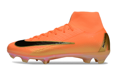 Nike Air Zoom Mercurial Superfly 10 Elite FG Firm Ground Soccer Cleats - Red/Black/Gold