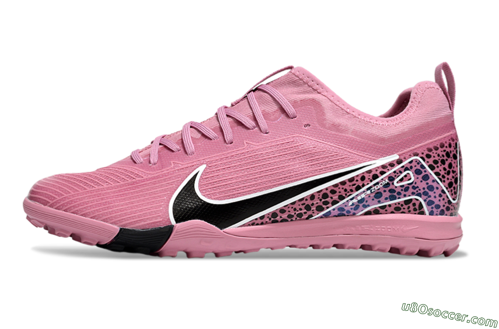 Nike Air Zoom Mercurial Vapor 16 Pro TF Artificial Turf Soccer Shoes - Pink/Black/Silver 2