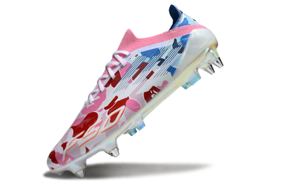 Adidas F50 Elite SG Soft Ground Soccer Cleats - Pink/Whtie/Blue/Red