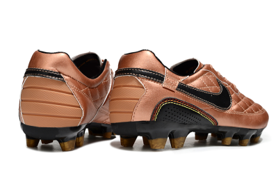 Nike Tiempo Legend R10 Elite FG Firm Ground Soccer Cleats - Gold/Black/Red