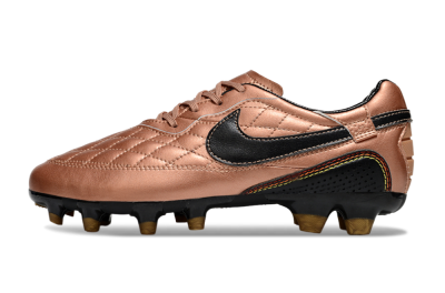 Nike Tiempo Legend R10 Elite FG Firm Ground Soccer Cleats - Gold/Black/Red