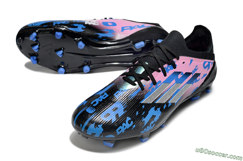 Adidas F50 Elite FG Firm Ground Soccer Cleats - Black/Blue/Pink 3