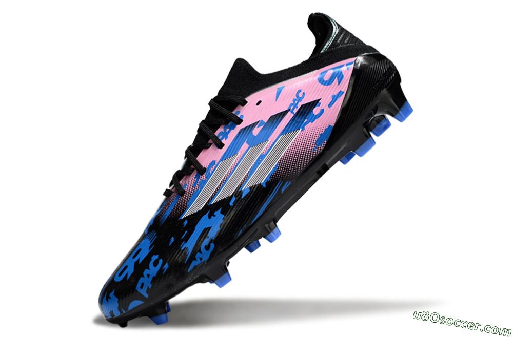 Adidas F50 Elite FG Firm Ground Soccer Cleats - Black/Blue/Pink 5