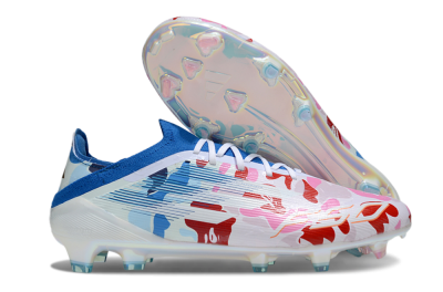Adidas F50 Elite FG Firm Ground Soccer Cleats - Pink/Whtie/Blue/Red