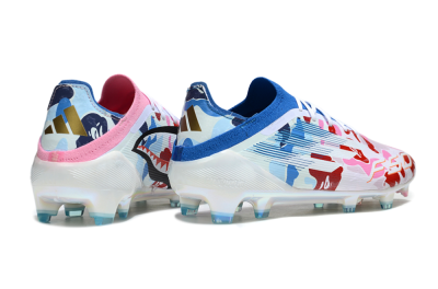 Adidas F50 Elite FG Firm Ground Soccer Cleats - Pink/Whtie/Blue/Red