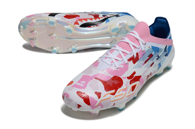 Adidas F50 Elite FG Firm Ground Soccer Cleats - Pink/Whtie/Blue/Red