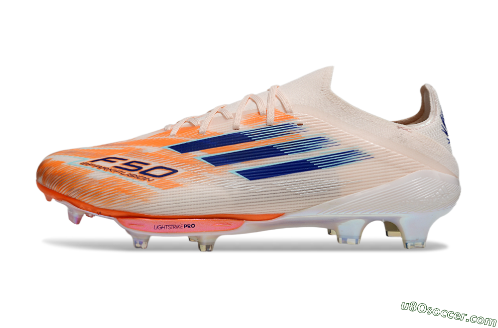 Adidas F50+ Lightstrike Pro FG Firm Ground Soccer Cleats - Pink/Red/Blue 2