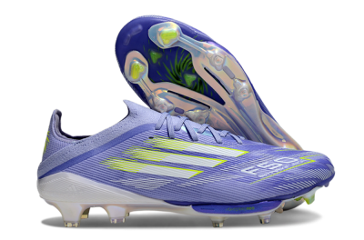 Adidas F50+ Lightstrike Pro FG Firm Ground Soccer Cleats - Blue/White/Yellow