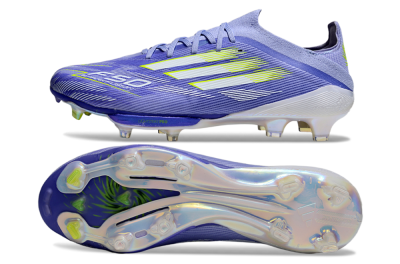 Adidas F50+ Lightstrike Pro FG Firm Ground Soccer Cleats - Blue/White/Yellow