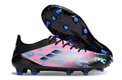 Adidas F50 Elite PAC FG Firm Ground Soccer Cleats - Black/Blue/Pink
