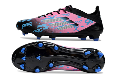 Adidas F50 Elite PAC FG Firm Ground Soccer Cleats - Black/Blue/Pink