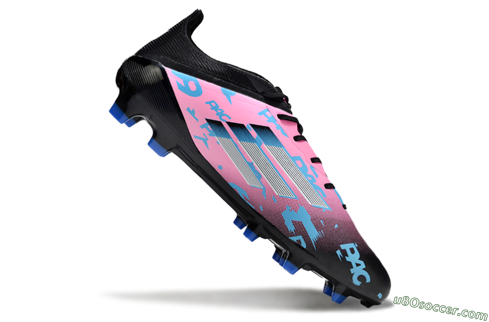 Adidas F50 Elite PAC FG Firm Ground Soccer Cleats - Black/Blue/Pink 4