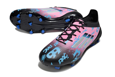 Adidas F50 Elite PAC FG Firm Ground Soccer Cleats - Black/Blue/Pink