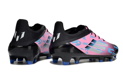 Adidas F50 Elite PAC FG Firm Ground Soccer Cleats - Black/Blue/Pink
