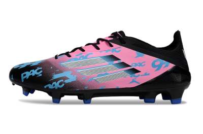 Adidas F50 Elite PAC FG Firm Ground Soccer Cleats - Black/Blue/Pink